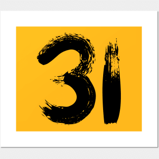 Number 31 Posters and Art